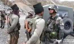 中印边境冲突视频,紧张局势下的对峙瞬间